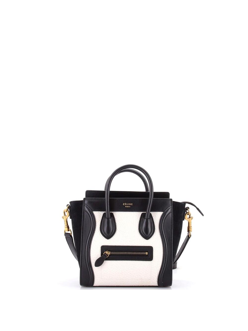 Celine Bicolor Luggage Bag Grainy #291664C12B